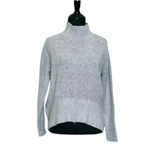 Romeo & Juliette Gray Long Sleeves High Neck Knit Sweater Size XS